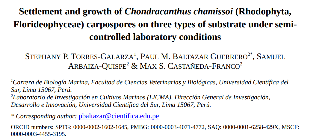 Laboratorio de Investigación en Cultivos Marinos